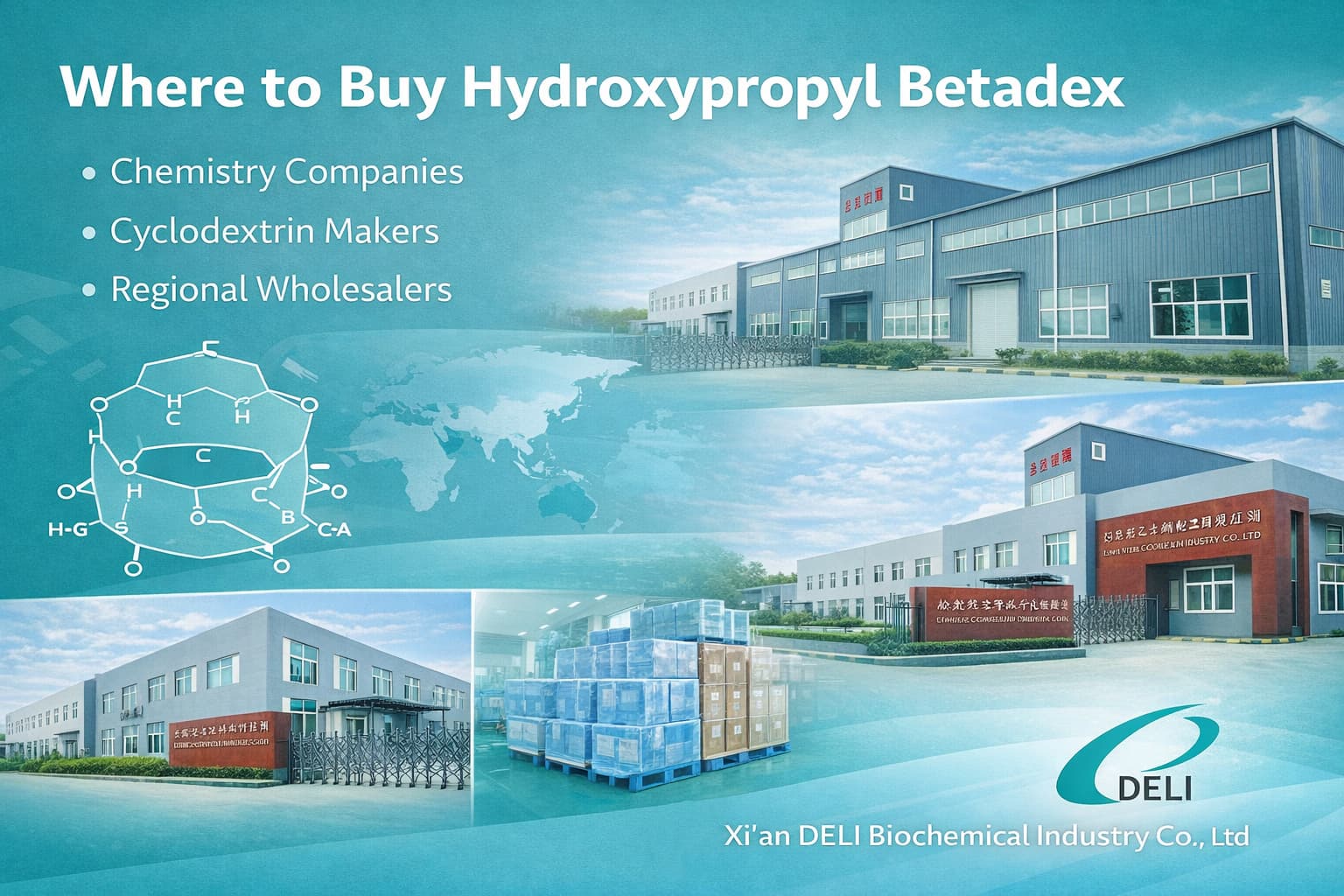 Къде да купя Hydroxypropyl Betadex: Топ доставчици на фармацевтични и козмецевтични продукти