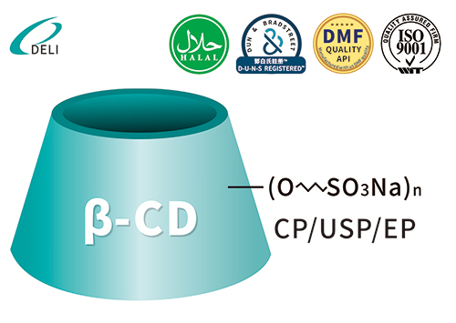 USP betadex sulfobutyl етер натрий